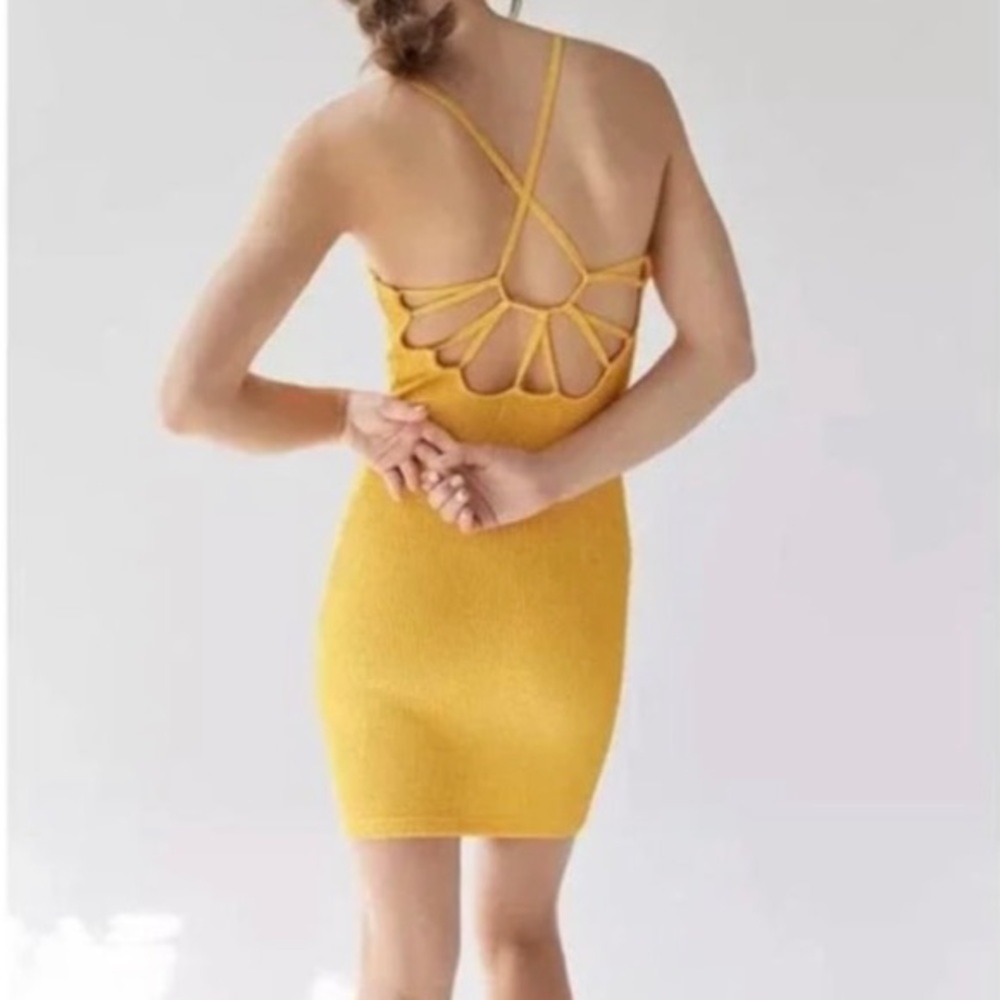NWT Urban Outfitters Strappy Back Mini Dress - Picture 4 of 11